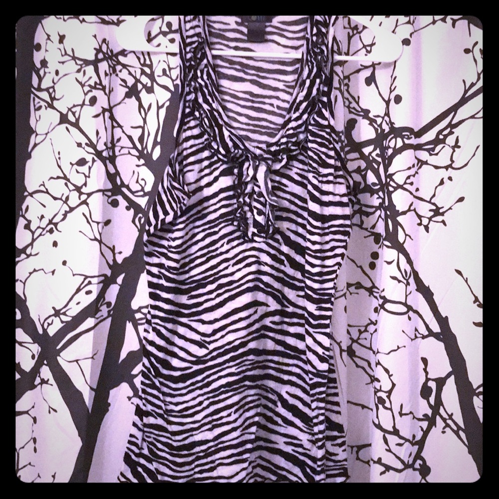 Animal print top